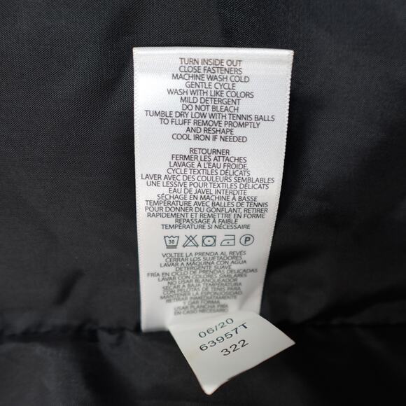 Ralph Lauren Coat Womens Extra Large Black Goose Down Puffer Hooded Parka Long - Picture 6 of 12